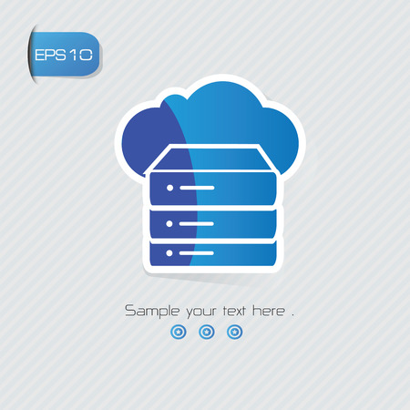 Database symbolのイラスト素材