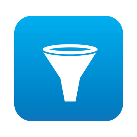 Filter on blue button background,clean vectorのイラスト素材