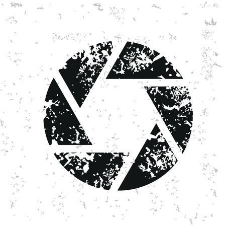 Shutter design on old paperのイラスト素材