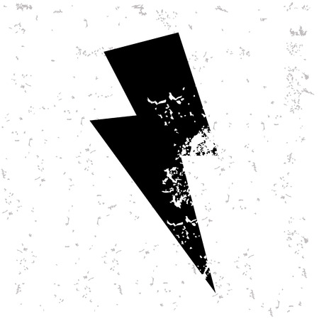 Thunder design on old paperのイラスト素材