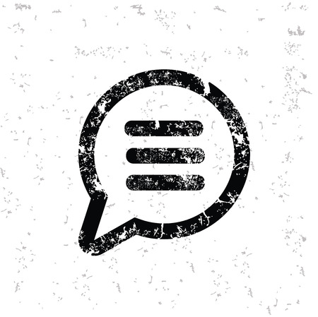 Speech design on old paperのイラスト素材