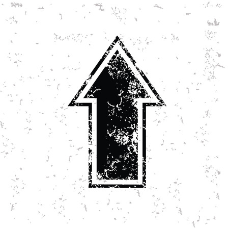 Arrow design on old paperのイラスト素材