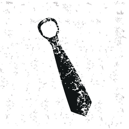 Tie design on old paperのイラスト素材