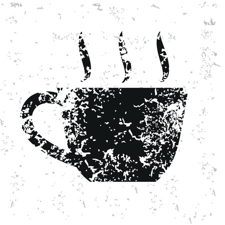 Coffee design on old paperのイラスト素材