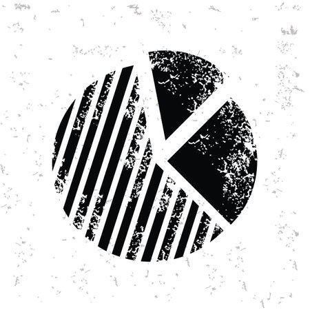 Chart design on old paperのイラスト素材