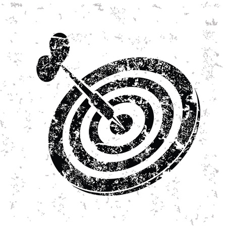 Dart design on old paperのイラスト素材