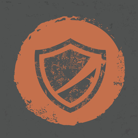 Badge design on grunge background,grunge vectorのイラスト素材