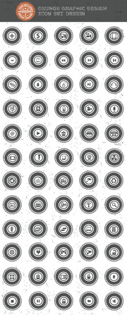 Web icon set,black button,clean vectorのイラスト素材