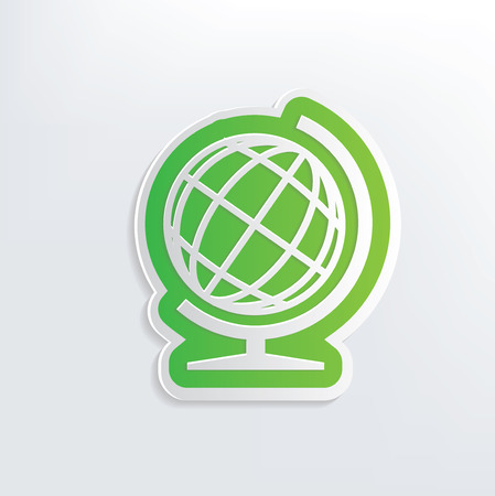 Global design on white background,clean vectorのイラスト素材