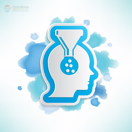 Data filter design,water colour design,clean vectorのイラスト素材