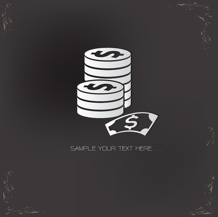 Money design on old background,vectorのイラスト素材