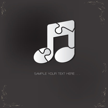 Song design,vector icon design templateのイラスト素材
