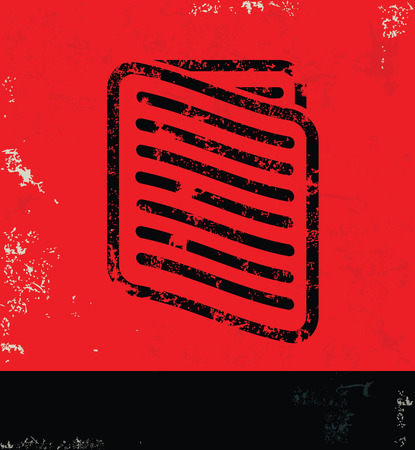 Paper design on red backgroundgrunge vectorのイラスト素材