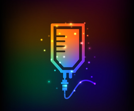 Saline design on dark backgroundのイラスト素材