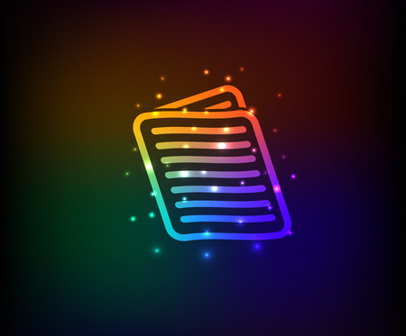 Paper on dark backgroundのイラスト素材