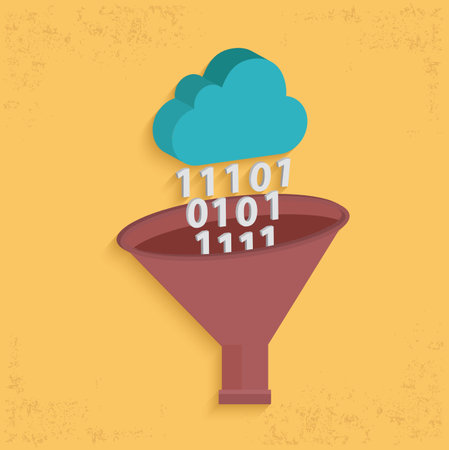 Filter design clean vectorのイラスト素材