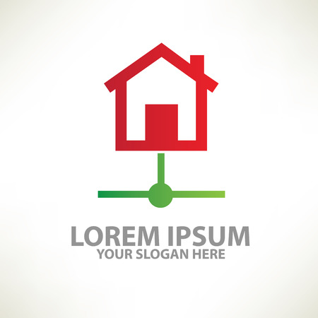 Home design, template,colour concept design,clean vectorのイラスト素材