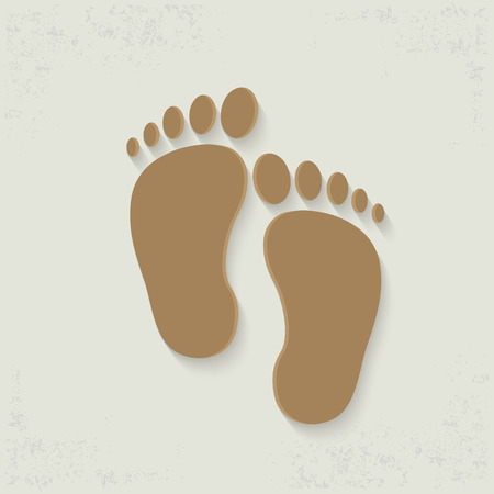 Foots designclean vectorのイラスト素材