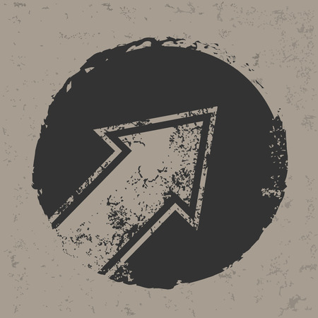 Arrow design on grunge background grunge のイラスト素材
