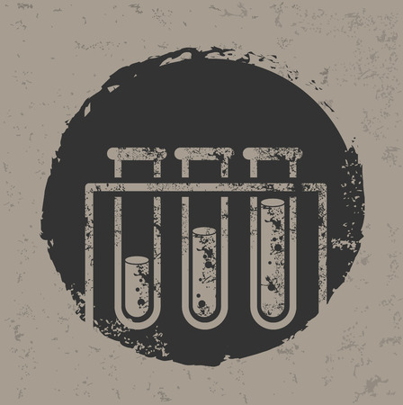 Science design on grunge backgroundgrunge vectorのイラスト素材