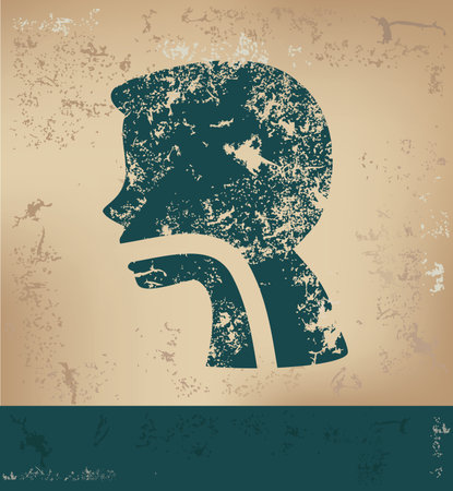 Gastroenterology design on old paper background,grunge concept,vectorのイラスト素材