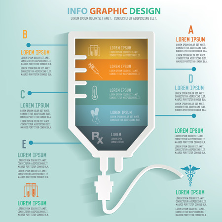 Saline info graphic design, Business concept design. Clean vector.のイラスト素材