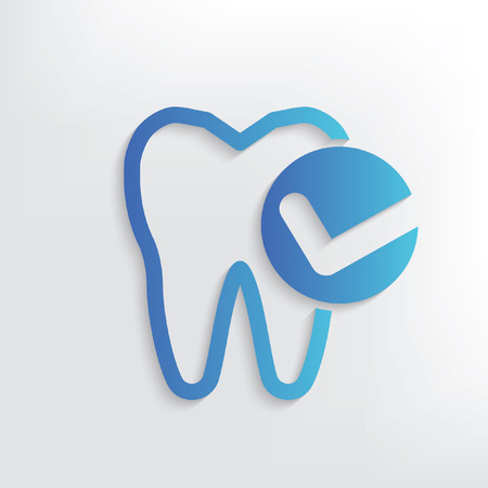 Teeth symbol designのイラスト素材