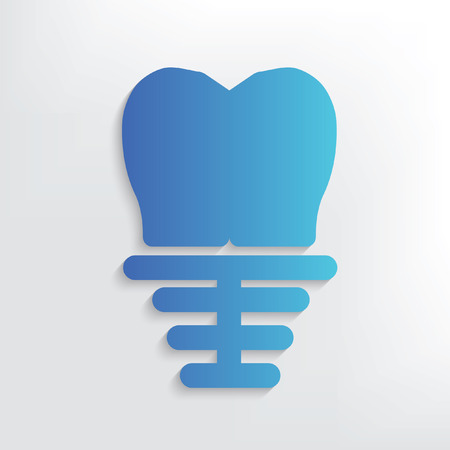 Teeth system symbol design,clean vectorのイラスト素材
