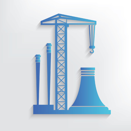 Factory symbol design,clean vectorのイラスト素材