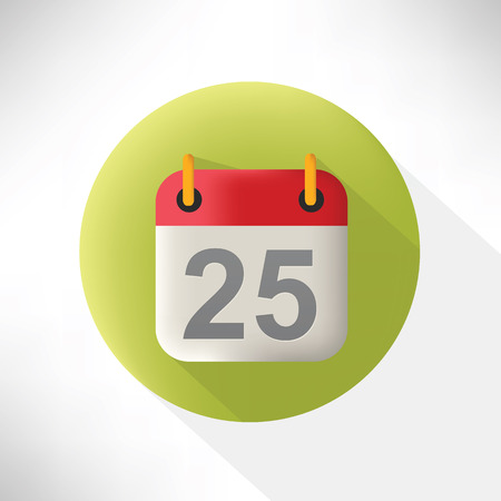 Calendar symbol icon,flat design,clean vectorのイラスト素材