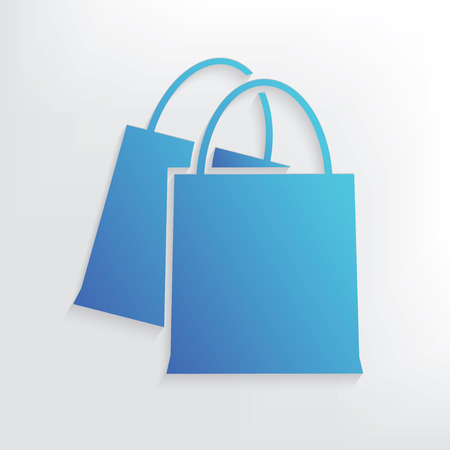 Shopping bag symbol design,clean vectorのイラスト素材