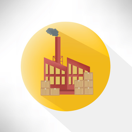 Factory symbol designのイラスト素材