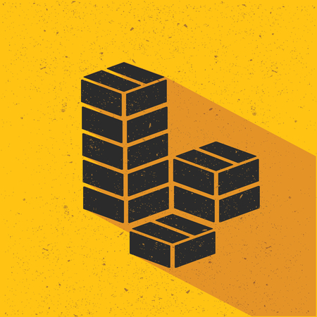 Box flat design,vectorのイラスト素材
