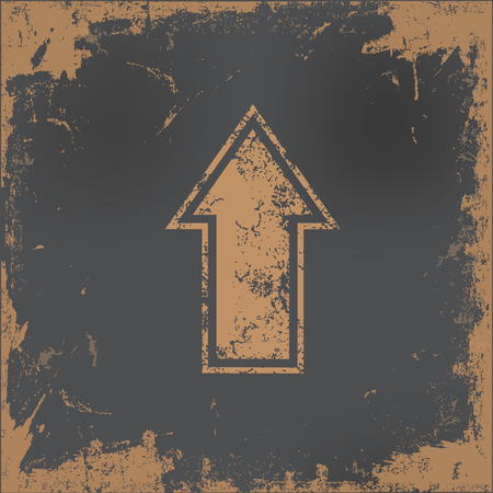 Arrow design on old paper background,vectorのイラスト素材