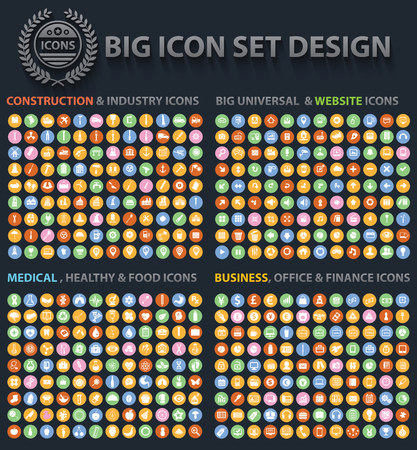 Big Icon set design,Universal,Website icon,Construction,Business,Finance,Medical icons,clean vector