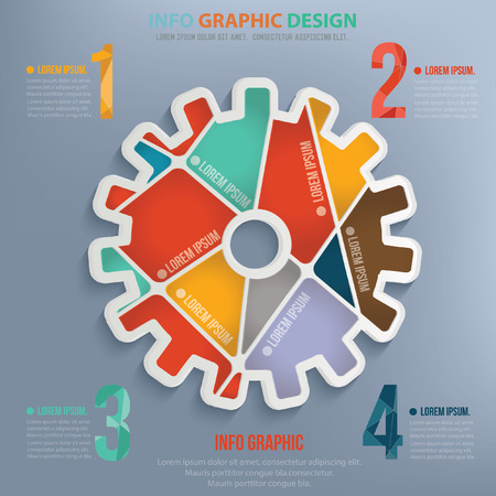Gear design,vectorのイラスト素材
