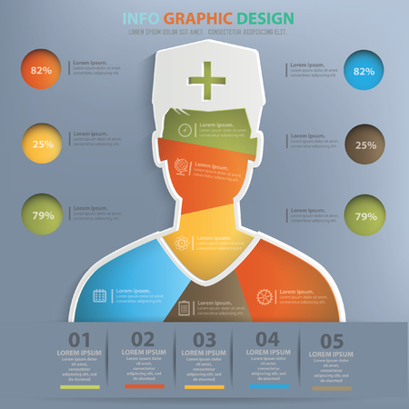 Doctor design,vectorのイラスト素材