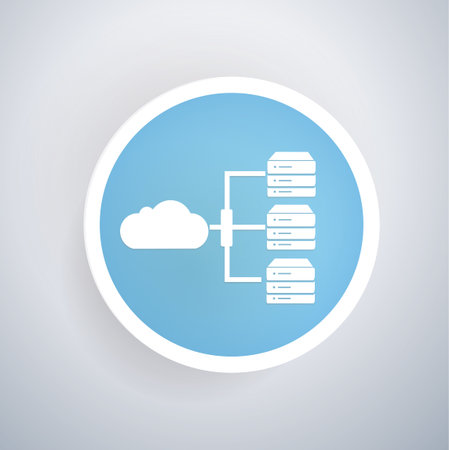 Cloud computing design,vectorのイラスト素材