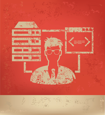 Admin database design,vectorのイラスト素材