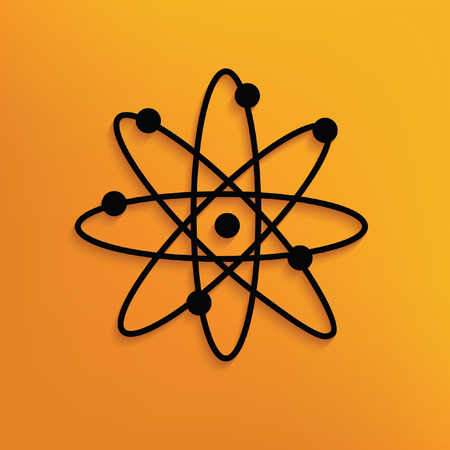 Atom concept design,vectorのイラスト素材