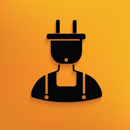 Plug concept design,vectorのイラスト素材