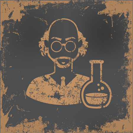Scientist concept design,vectorのイラスト素材
