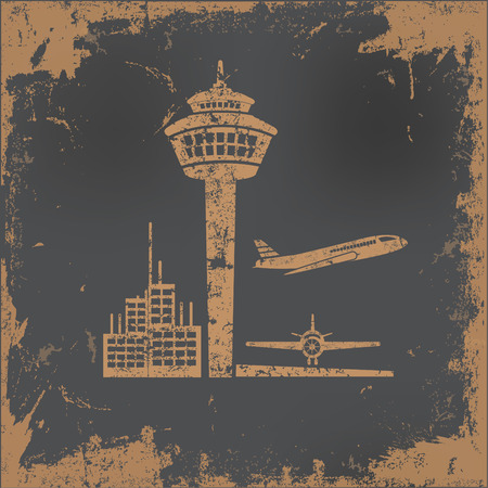 Airport concept design,vectorのイラスト素材