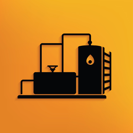 Oil industry concept design,vectorのイラスト素材