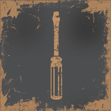 Screw driver concept design,vectorのイラスト素材