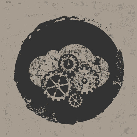 Cloud computing design,vectorのイラスト素材