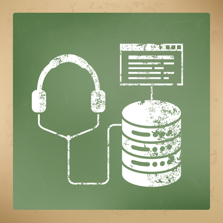 Database concept design,vectorのイラスト素材