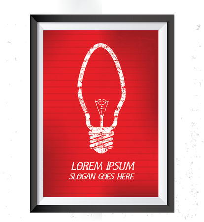 Light bulb concept design,vectorのイラスト素材