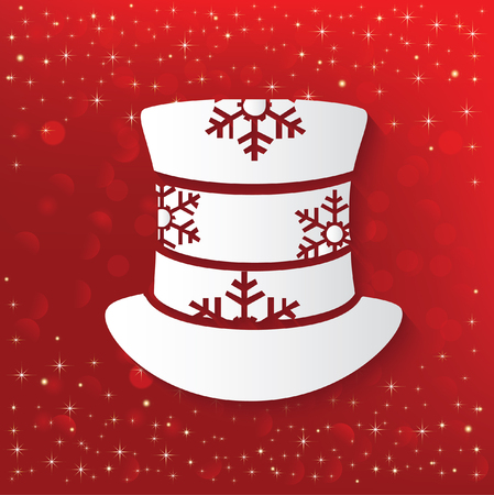 Hat,merry christmas concept design,vectorのイラスト素材