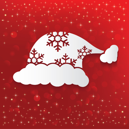 Xmas,hat concept design,vectorのイラスト素材
